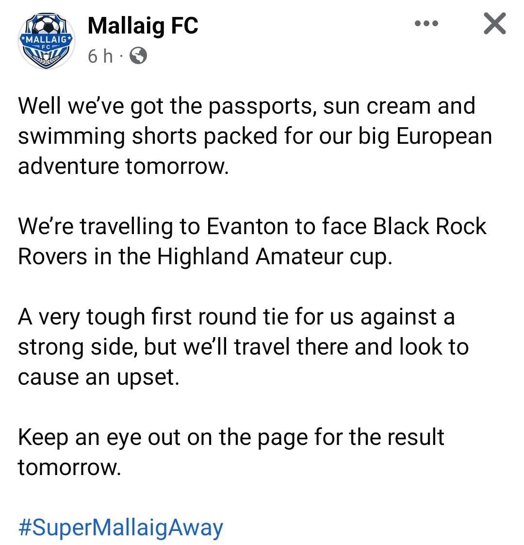 WHAFAReport's tweet photo. Another European tie preview! @MallaigFC @highlandamcup https://t.co/JfkzEK2i6R