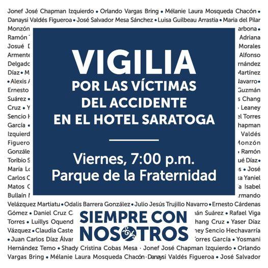 Luz para las víctimas de #HotelSaratoga. Dolor infinito, pero #SiempreConNosotros
<a href="/Y67Yanira/">Yanira Gómez Delgado</a>
<a href="/Eugenio69989588/">Eugenio González Pérez</a>