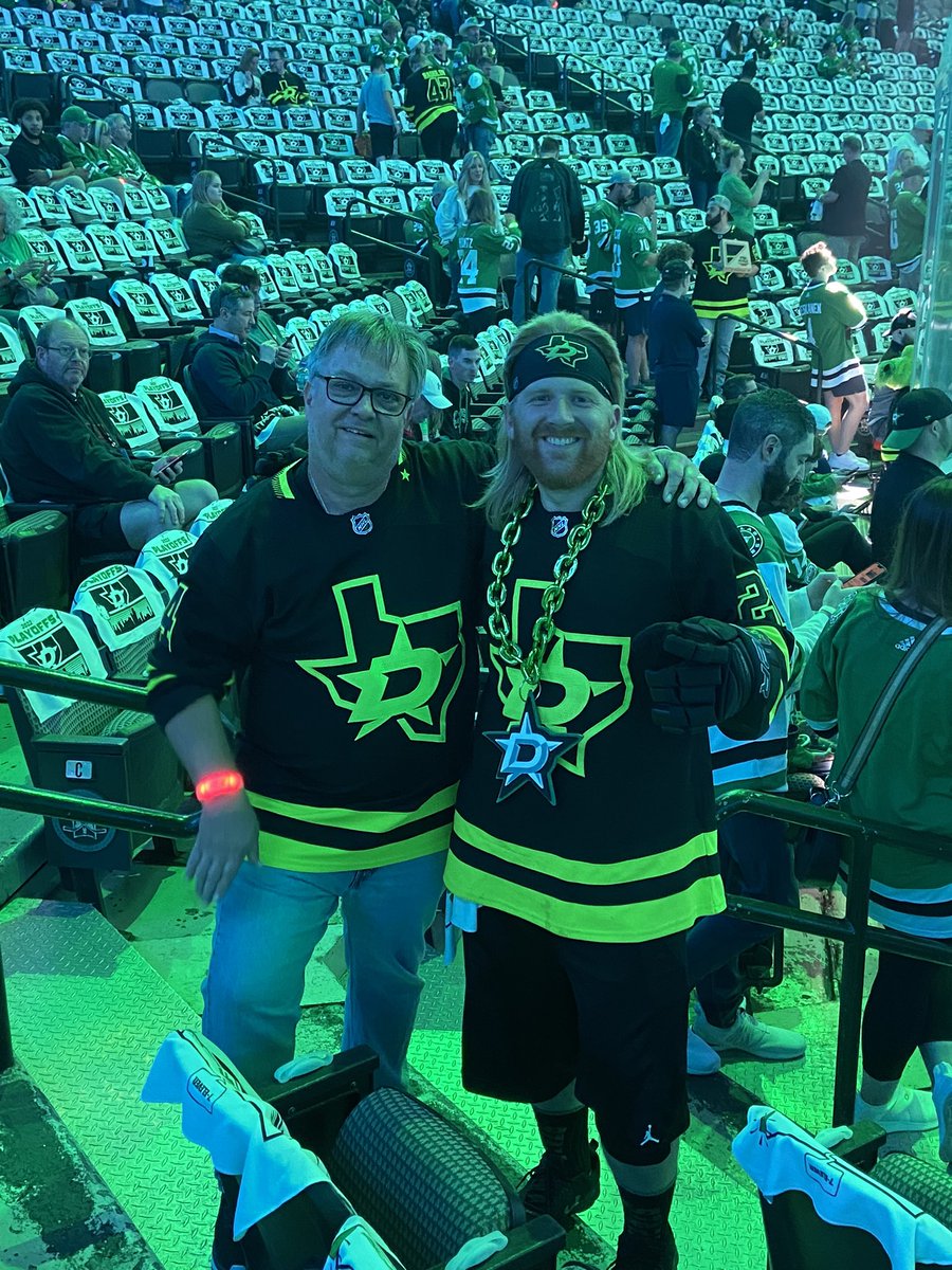 KHolmes461's tweet photo. @dallasstars @MulletMike22 Mullet Mike is in the house. We’re all in for Game 6 Let’s Go Stars!!! https://t.co/0U60hXlHwY