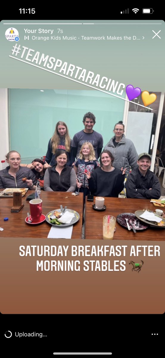 Emspartaracing's tweet photo. Saturday morning breakfast with our Sparta team๐๐ #teamworkdreamwork #celebratingagoodweek #workhard #whatacrew https://t.co/y5SSUaFykU