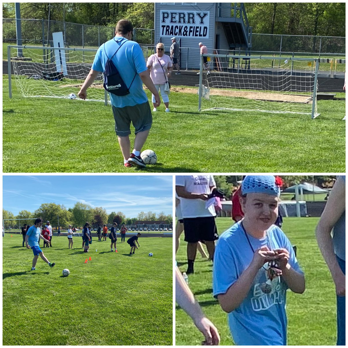 StephBarr13's tweet photo. Our students had so much fun at the Stark County Exceptional Olympics! Best day of the year! 💙❤️ https://t.co/kKbncQ5Klj