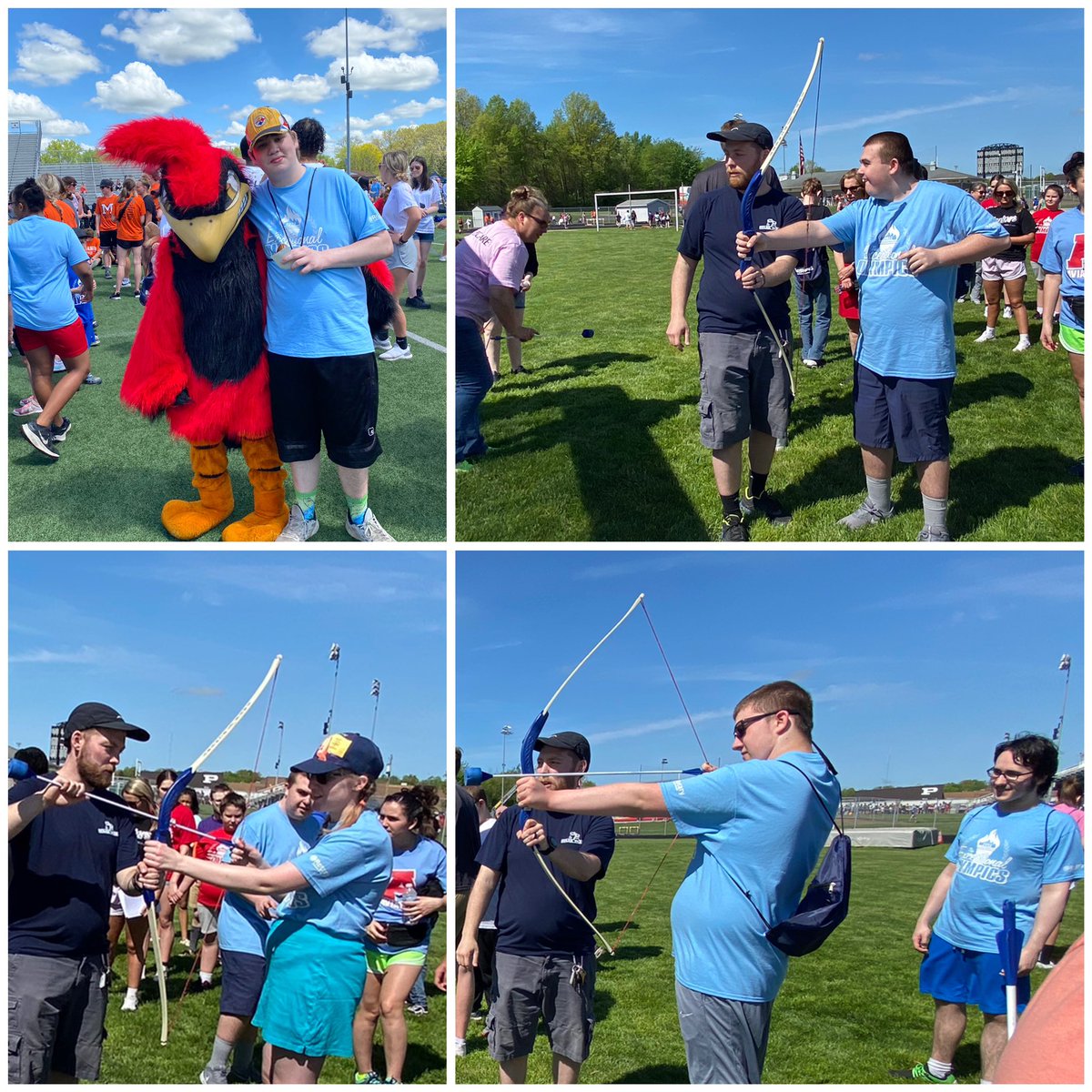 StephBarr13's tweet photo. Our students had so much fun at the Stark County Exceptional Olympics! Best day of the year! 💙❤️ https://t.co/kKbncQ5Klj