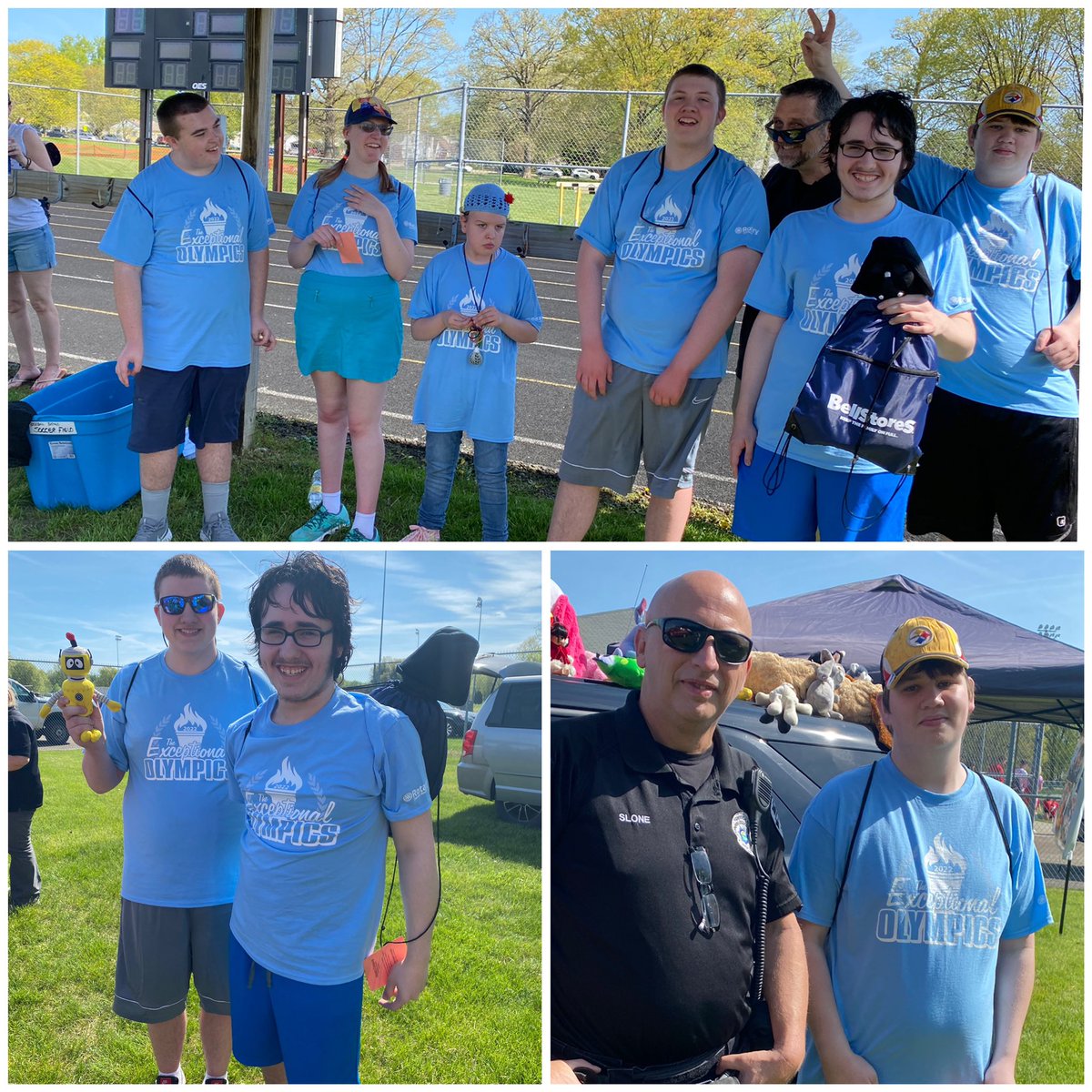 StephBarr13's tweet photo. Our students had so much fun at the Stark County Exceptional Olympics! Best day of the year! 💙❤️ https://t.co/kKbncQ5Klj