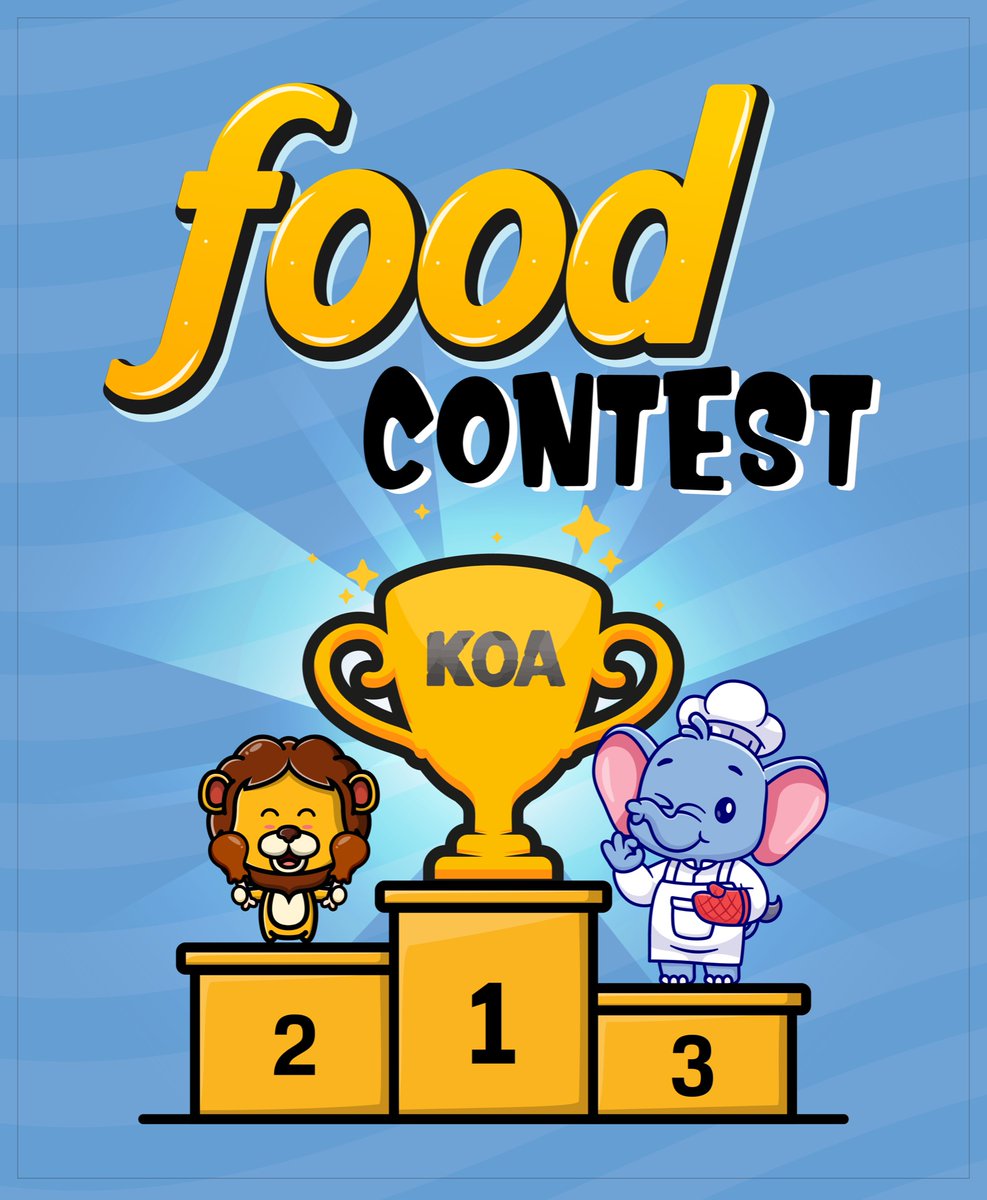 KevinTheKid9's tweet photo. Check our new food contest held at @KOAnft discord, heres your invite to check by yourselves! Dont miss this out 🦁🐘 #KOAnft @LuisPietri @gocholive
https://t.co/GADklT2wvu https://t.co/Au6yay56vm