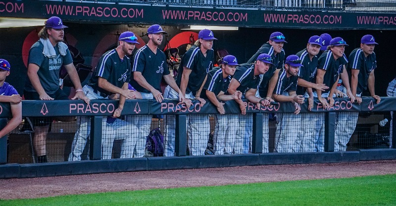ashlandeagles_'s tweet photo. 𝗪𝗘’𝗥𝗘 𝗡𝗢𝗧 𝗗𝗢𝗡𝗘❗️
@Ashland_Base is conference championship bound after winning over Kentucky Wesleyan, 8-3!

The Eagles advance to play Walsh in tomorrow’s Championship round at noon; need to win two games to capture the GMAC tournament title!