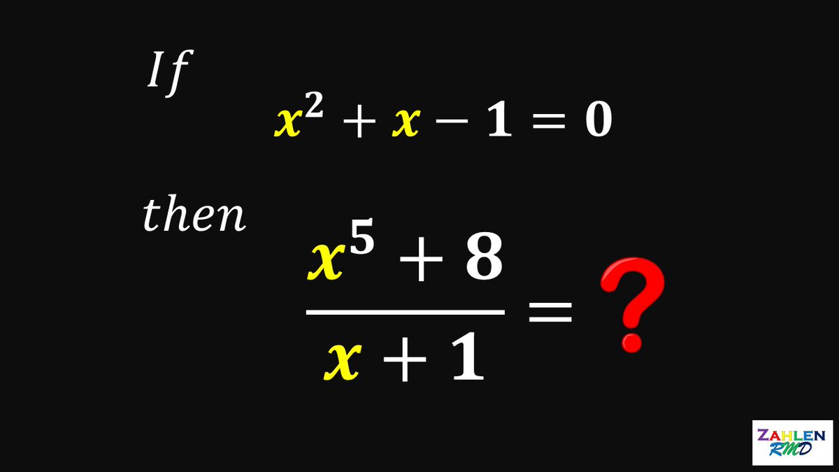 ZahlenRMD's tweet image. #sharingisthenewlearning 
#AlgebraicManipulation

Video: 
bit.ly/3yyLkju

Link:
youtu.be/Hr0_0GQGcTQ