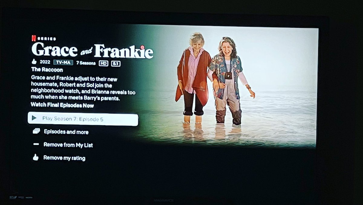 debrapalermo's tweet photo. Finally getting to Grace and Frankie’s final season. I don’t want it to ever end. 🥲 This series is and will always be legendary. And, I can’t wait to see the 9 to 5 reunion with Dolly Parton at the end! 🙌🏼🙌🏼🙌🏼#GraceAndFrankie #JaneFonda #LilyTomlin #DollyParton #FridayNightBinge https://t.co/V4g2J6bdPB