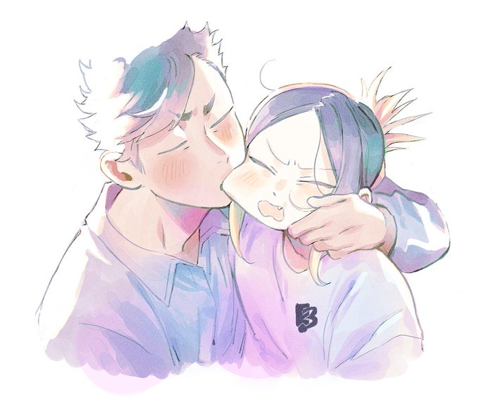 「kissing cheek」 illustration images(Popular)