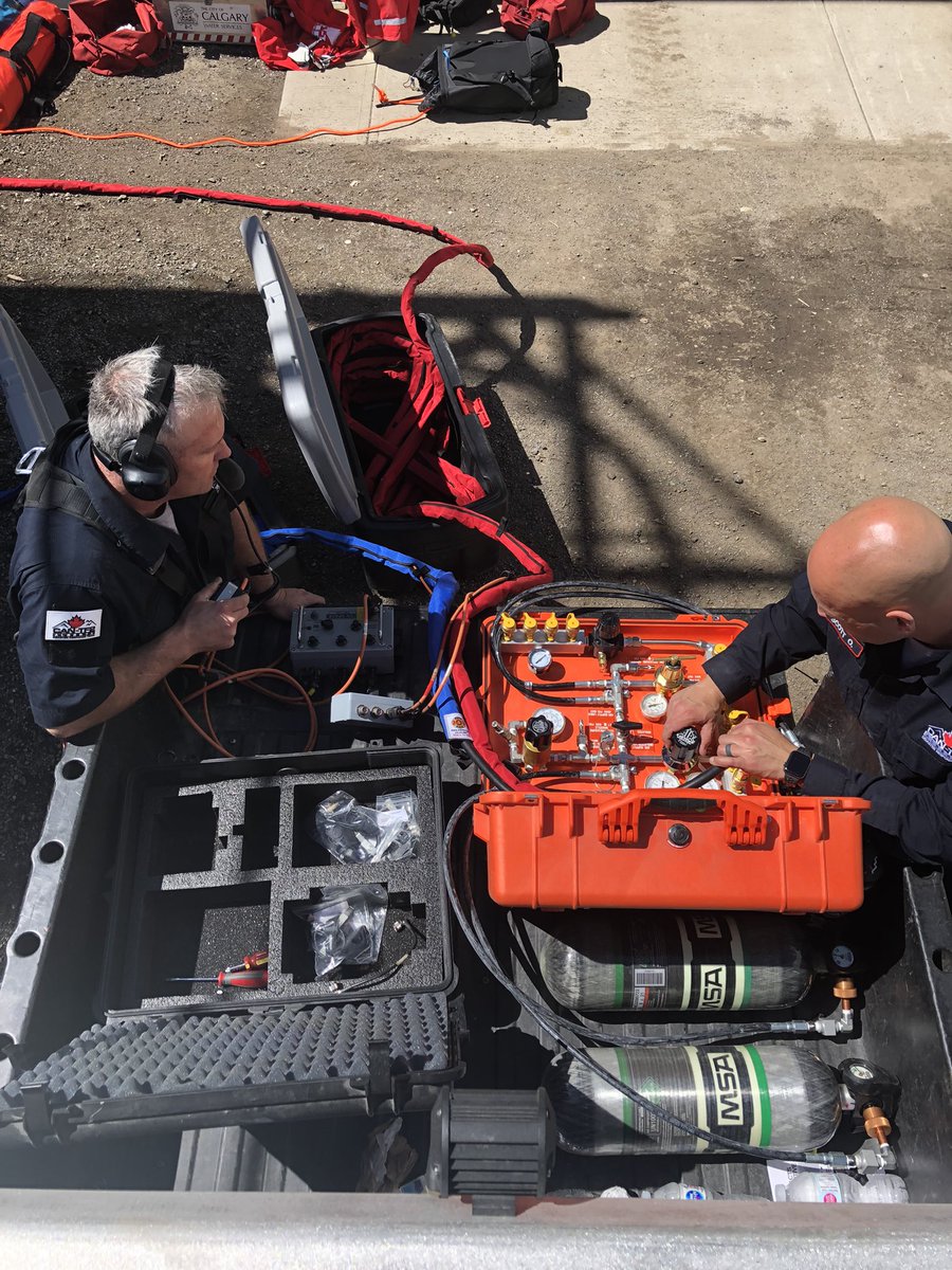 CANTF2's tweet image. This week we held a Confined Space Rescue course which is a requirement for our Rescue Specialists. 

Operating in potentially contaminated or oxygen deficient environments is always a situation we need to prepare for.

#USAR #NFPA1006