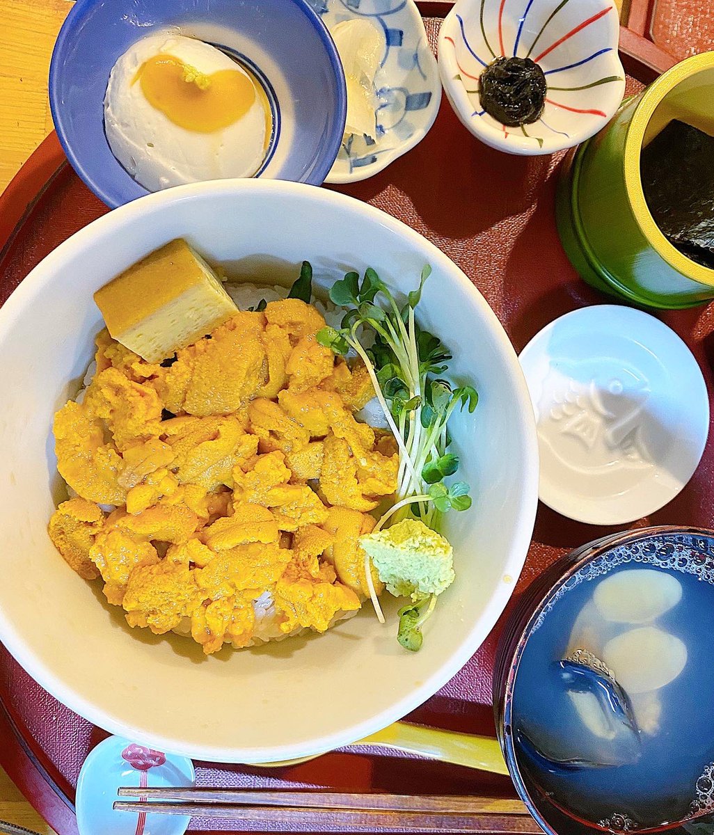 toyosu6official's tweet image. #도요스6가 의 #우니동 …. 녹진한 우니 ( #성게 )를 배불리 드세요!! 사장님이 매일 시장에서 선택하는 신선한 성게는 두껍고 크리미해서 최고의 맛이에요🧡✨ 엄선한 #밥 #고급김 과 함께 행복의 시간을 보내세요. 예약, 포장, 배달도 기다리고 있겠습니다~~☎️