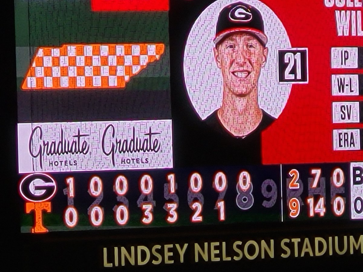 Great night to see Vols and enjoy incredible weather.