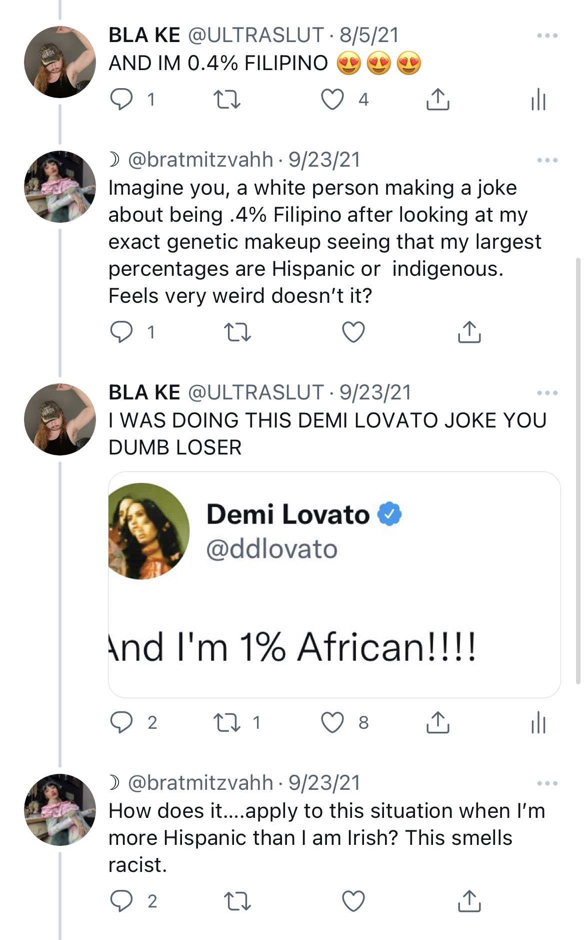 The Introverted Hater On Twitter Ultraslut “i’m Biracial” Also Yes I’ve Had This Saved