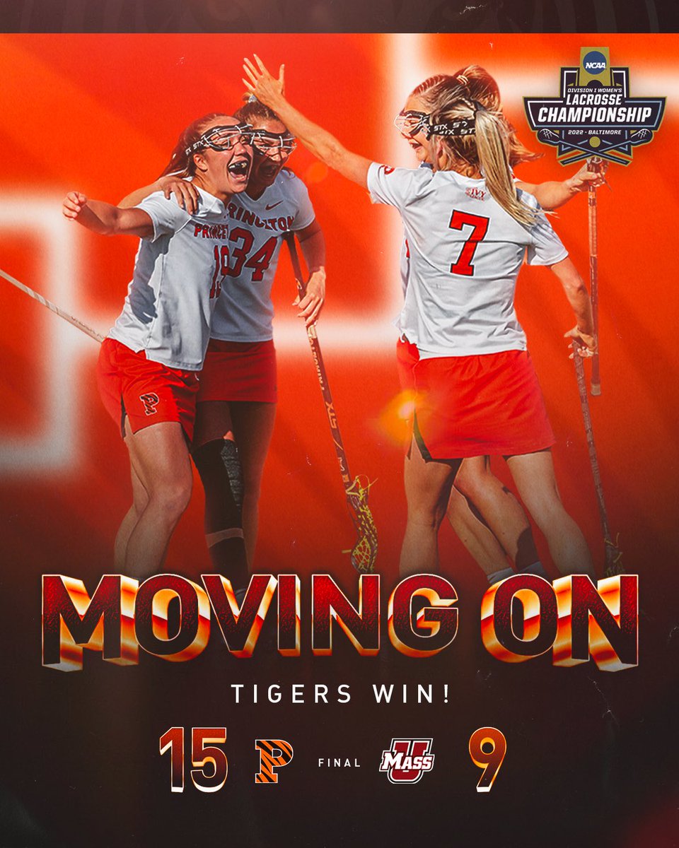 princetonwlax's tweet photo. Way To Win It, Women!

The Tigers Advance! https://t.co/0tFtJlFleZ