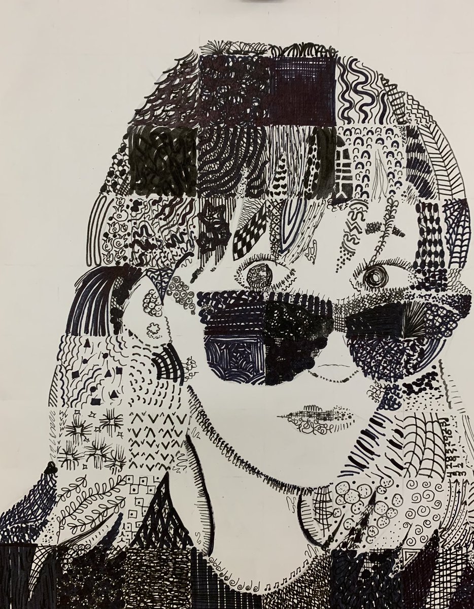art_passmore's tweet photo. End-of-year fun with portraiture and mark making. 2/2 https://t.co/693xuOKJRJ