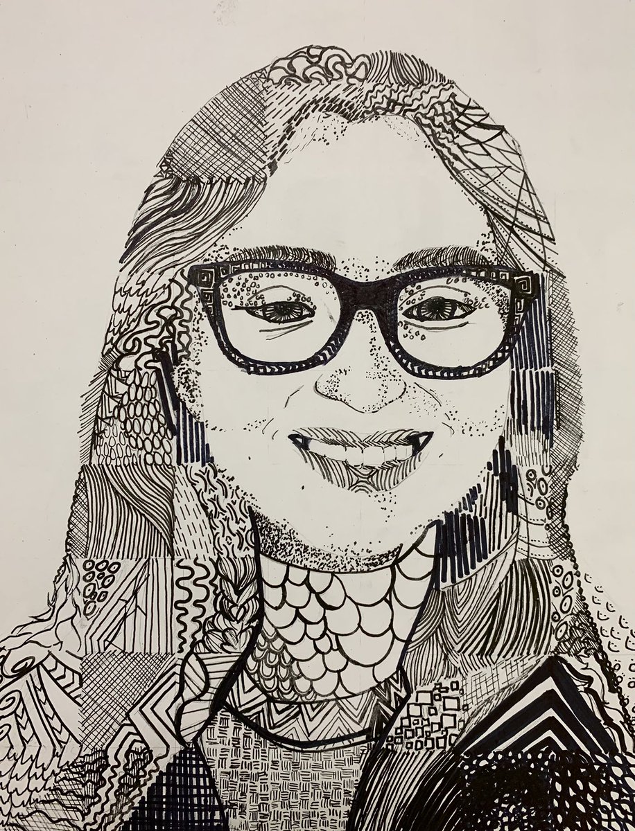 art_passmore's tweet photo. End-of-year fun with portraiture and mark making. 2/2 https://t.co/693xuOKJRJ