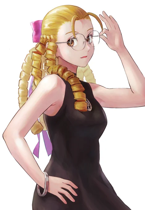 メガネかりん
(修正したので再掲)
#StreetFighter #格ゲーキャラ描こうぜ 