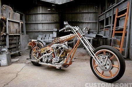 customfront's tweet photo. 「元々はアメリカのテキサスで見付けた車両。ほとんどアレンネスの部品で構成されてて、ぼろぼろの状態だったのを綺麗に作り直したという感じですね」。そんなストーリーを持つこちらは、ご覧のディガースタイルに愛知県の『スタンス』が製作したものです。 https://t.co/vET59P7OF4