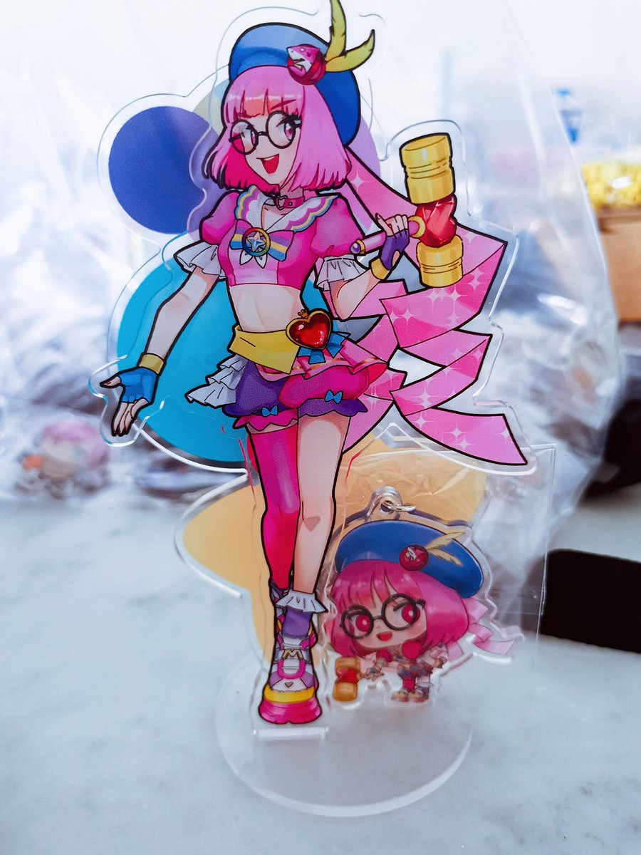 MiniPoppin's tweet photo. Minimal art standees available soon as well! 
#ENVtuber #ArtistOnTwitter #merchandise https://t.co/BMryYetXd9