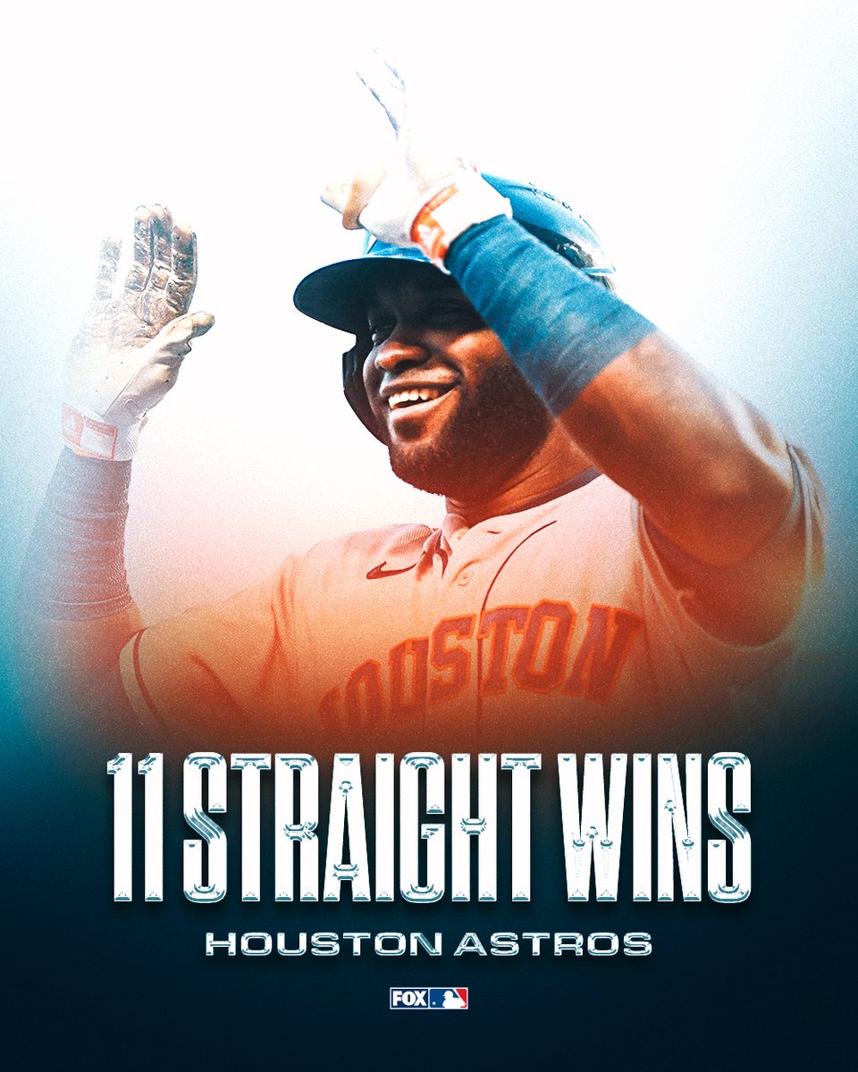 MLBONFOX's tweet photo. BALLGAME!!

11th straight W for the @astros 🚨 https://t.co/i11GTmjCo6