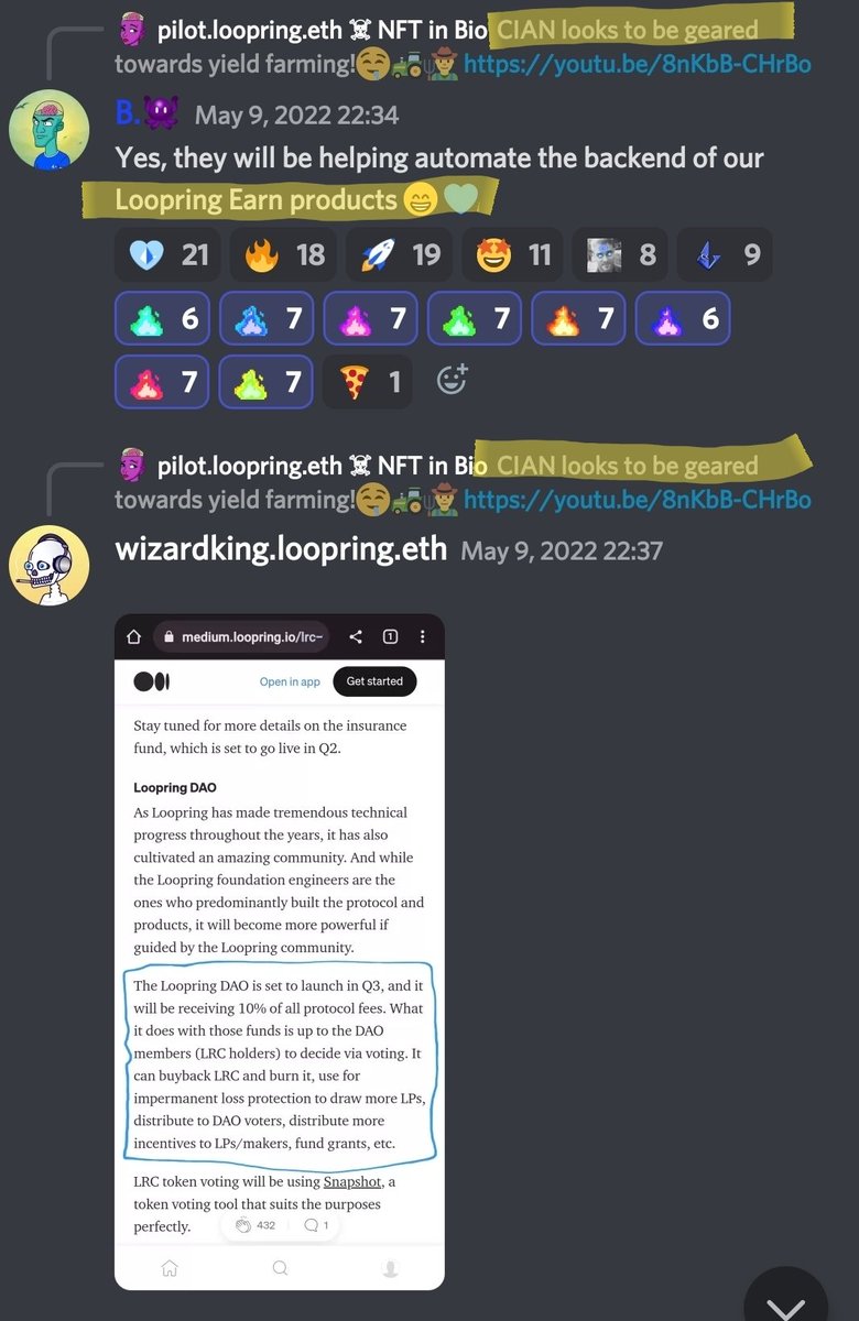 _WizKing_'s tweet photo. Only going to tweet it once again. 500 unique NFT'S up for grabs. Rarity judged by how HARD YOU WORK. Help @CIAN_protocol continue to develop & evolve the COMMUNITY of staking/yield farming.
https://t.co/2yffTJTUbq
#LoopringEarn #Loopring #YieldFarming #L222 #WAGMI #DeFi https://t.co/BxrmQMiGbY