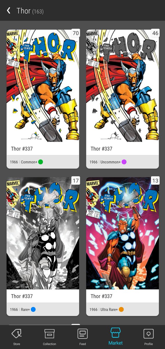 Waka_mole's tweet photo. So... what happens when supply is gone?
#thor #betaray #comics @veve_official #nft #VeVe #Ecomi #OMI #VeVeFam #Marvel https://t.co/IXFW7Xj0zi