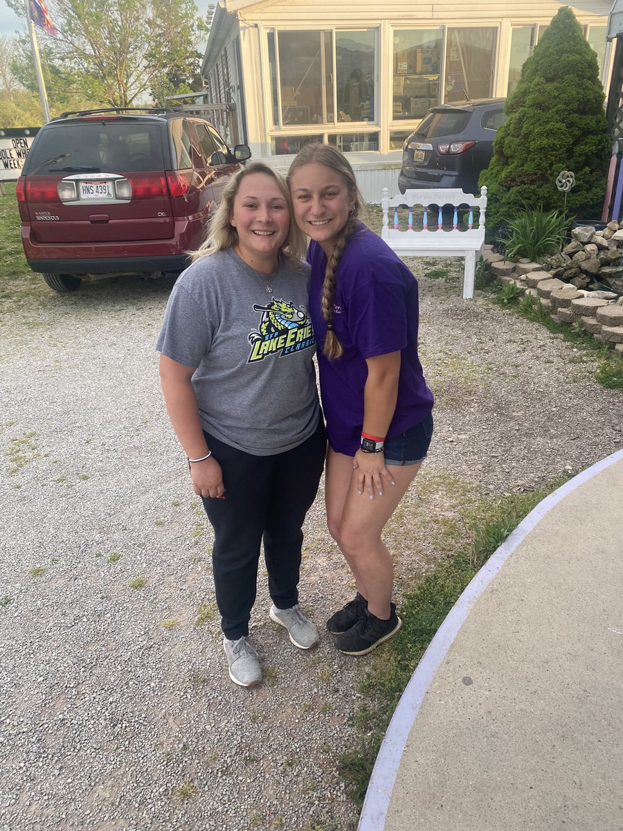 When your go camping 2 hours from home and you happen to end up being by one of your college teammates work. <a href="/ReesKing15/">Reese King</a> <a href="/saraBias22/">Sara</a> <a href="/OWUSoftball/">OWU Softball</a>