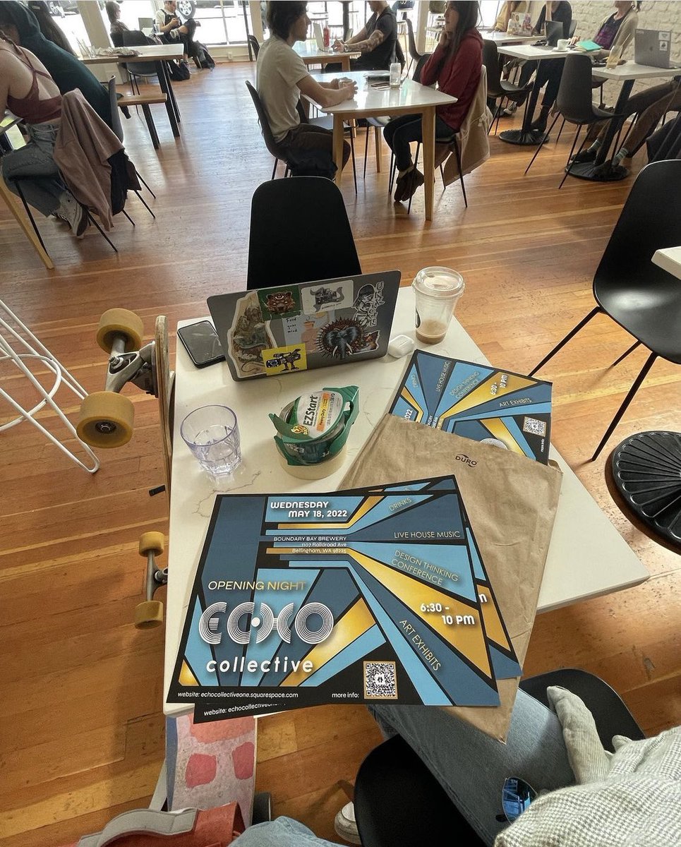 EchoCollective3's tweet photo. This past days we’ve been distributing the posters of out first event!! Exited to share the journey :) 

#NFTCommunity #nftart #DeFi #design #DesignThinking #Entrepreneurship https://t.co/XBG0IxL6ia