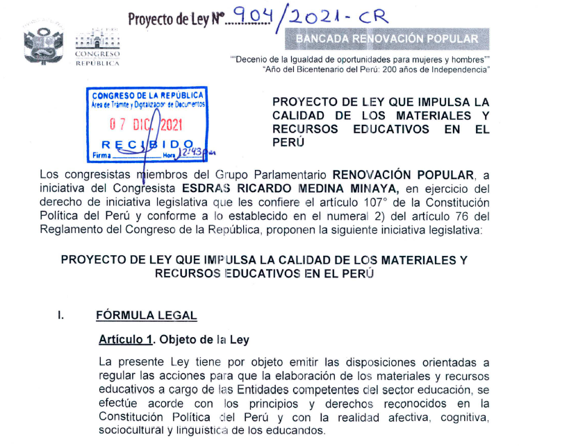 AcBienestar's tweet photo. La ley sobre la mal llamada calidad de los materiales escolares va en contra del bienestar y la salud mental de las niñas, niños y adolescentes.

#ley904 #congresoperu #educacion #niñosniñasyadolescentes #AcB  #bienestar #peru https://t.co/Smd9asym2p