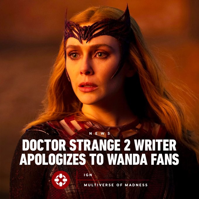 Doctor Strange 2 Writer Apologizes to Wanda Fans