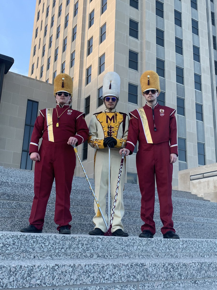 ArtsMinot's tweet photo. Your Minot High Marching Magicians! https://t.co/OkHoMhIO48