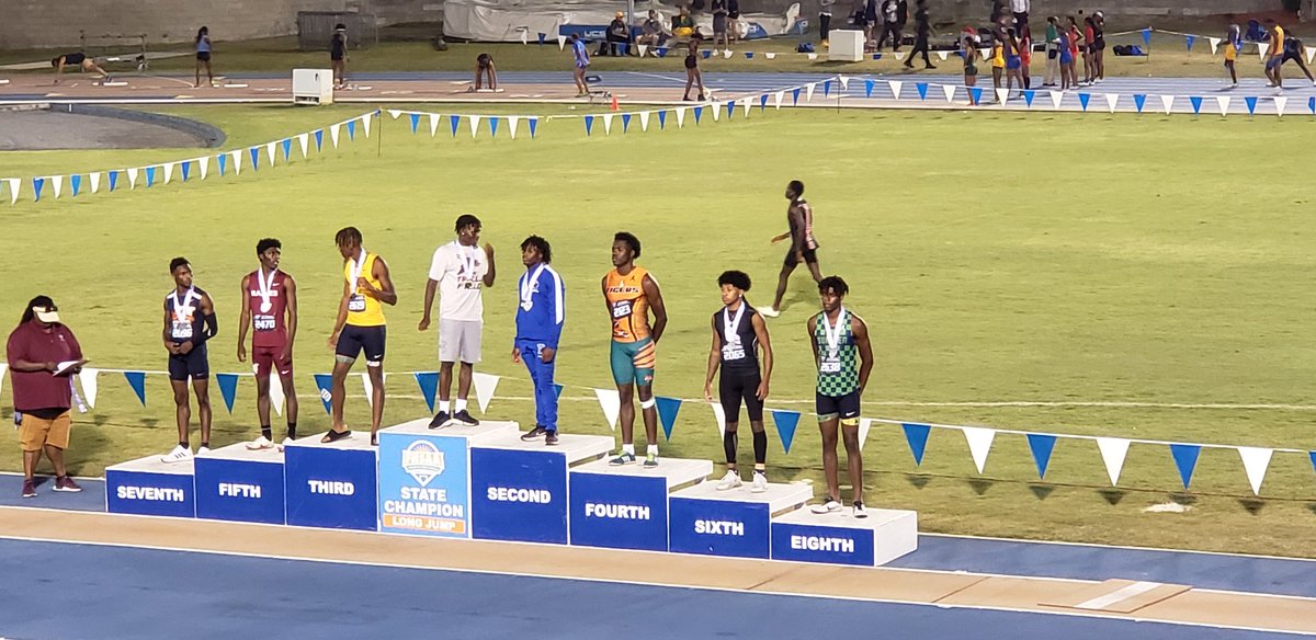 GGHSTrackField's tweet photo. Congratulations to @iamkatende_ for finishing 6th in the long jump at the FHSAA State Championship https://t.co/hqoPH7qcWL