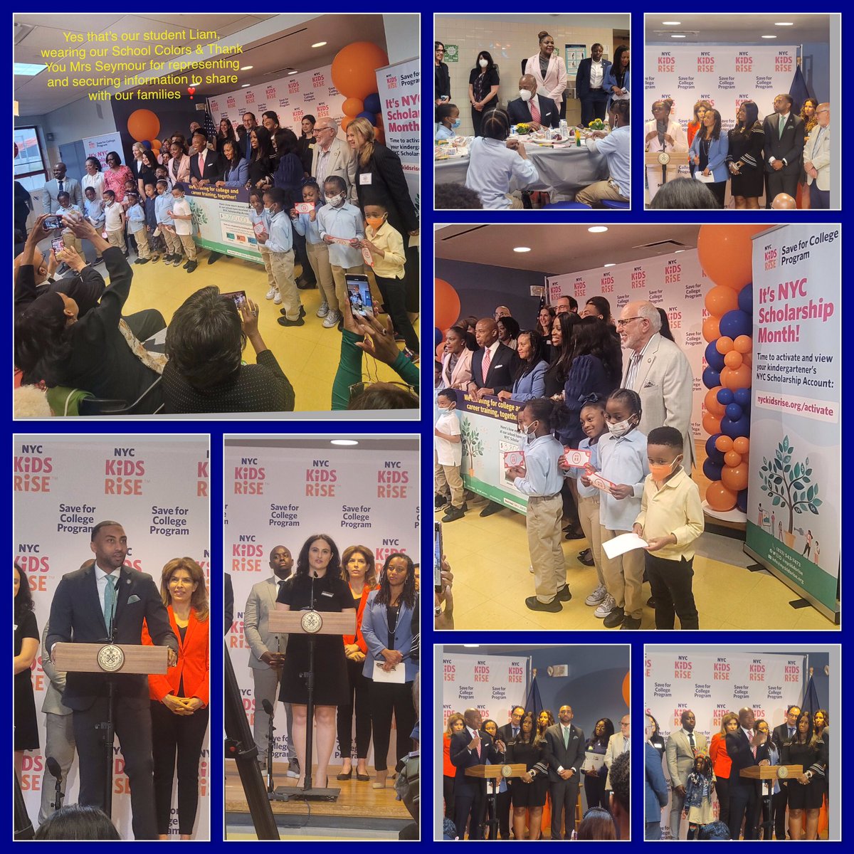 CherylDewitt9's tweet photo. “NYC Kids Rise Scholarship Account” will offer every Kindergarten Student enrolled in a NYC Public School including participating Charter Schools an opportunity to save for College and Career Training!! For information: Phone (833) 543-7473 or Email info@nyckidsrise.org https://t.co/c2L86VZIO0