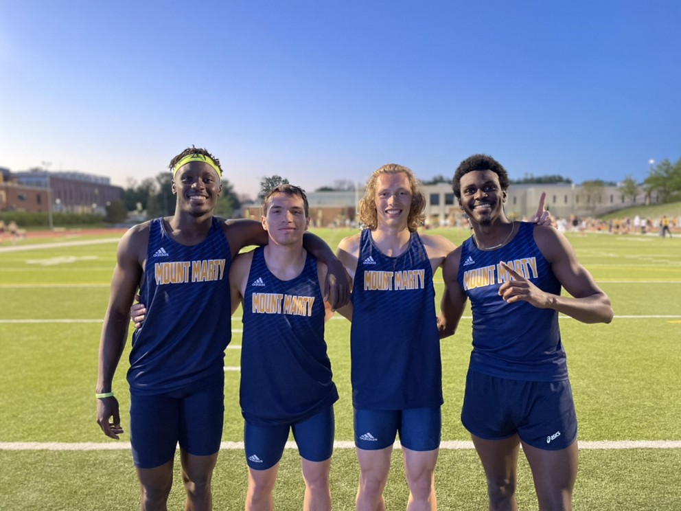 MMULancerXCTF's tweet photo. 🚨 3:10.2! 🚨

Paul, Taven, Jesse, and Nathan crush the school record and facility record at Concordia!!! That puts them 3rd on the national list! 

Shout out to the 400m family at MMU putting in the work all year to set this up! #MountUp https://t.co/A5c6N66fKF