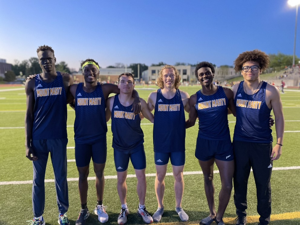 MMULancerXCTF's tweet photo. 🚨 3:10.2! 🚨

Paul, Taven, Jesse, and Nathan crush the school record and facility record at Concordia!!! That puts them 3rd on the national list! 

Shout out to the 400m family at MMU putting in the work all year to set this up! #MountUp https://t.co/A5c6N66fKF