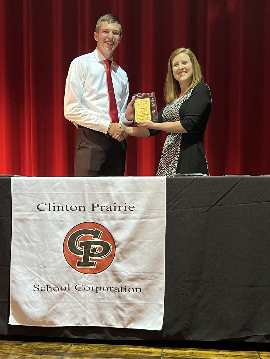 CPHSGophers's tweet image. Mrs. Fitch introduced Top Ten student, Austin Beck.