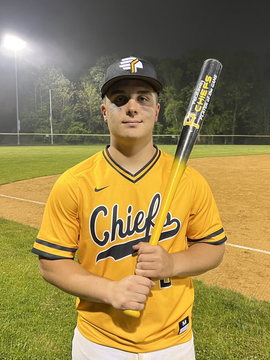 PwayBaseball's tweet photo. We celebrated our Seniors with a 17-7 win over Rahway.

Players of the Game:
⚾️ Rocco Bellamy 2-3, 4 RBI, Double, Triple, 2 HBP, 2 Runs
⚾️ Jason Page 3-4, RBI, Double, Triple, 2 Runs

Thank you Seniors - Once a Chief, Always a Chief. ⚫️🟡

@PHSChiefsNation @PwaySchools https://t.co/mRoXdBoxqb
