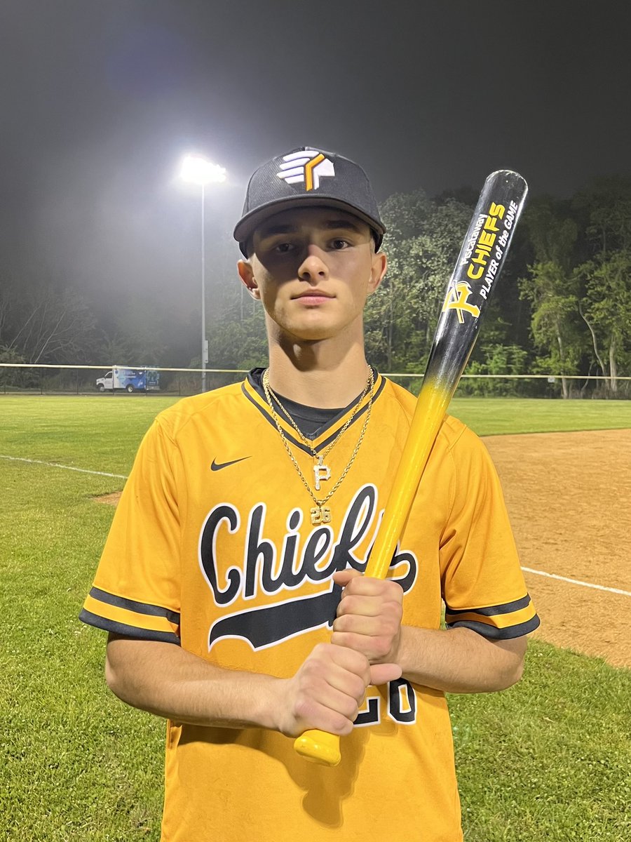 PwayBaseball's tweet photo. We celebrated our Seniors with a 17-7 win over Rahway.

Players of the Game:
⚾️ Rocco Bellamy 2-3, 4 RBI, Double, Triple, 2 HBP, 2 Runs
⚾️ Jason Page 3-4, RBI, Double, Triple, 2 Runs

Thank you Seniors - Once a Chief, Always a Chief. ⚫️🟡

@PHSChiefsNation @PwaySchools https://t.co/mRoXdBoxqb