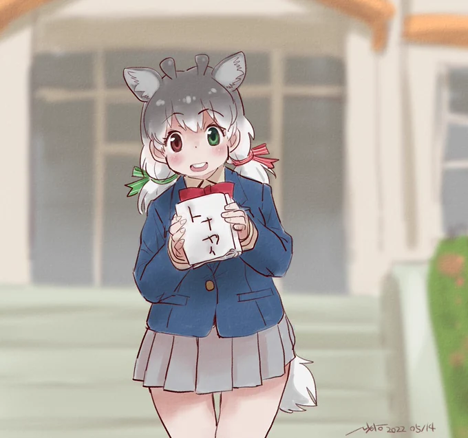 自慢げなトナちゃ 