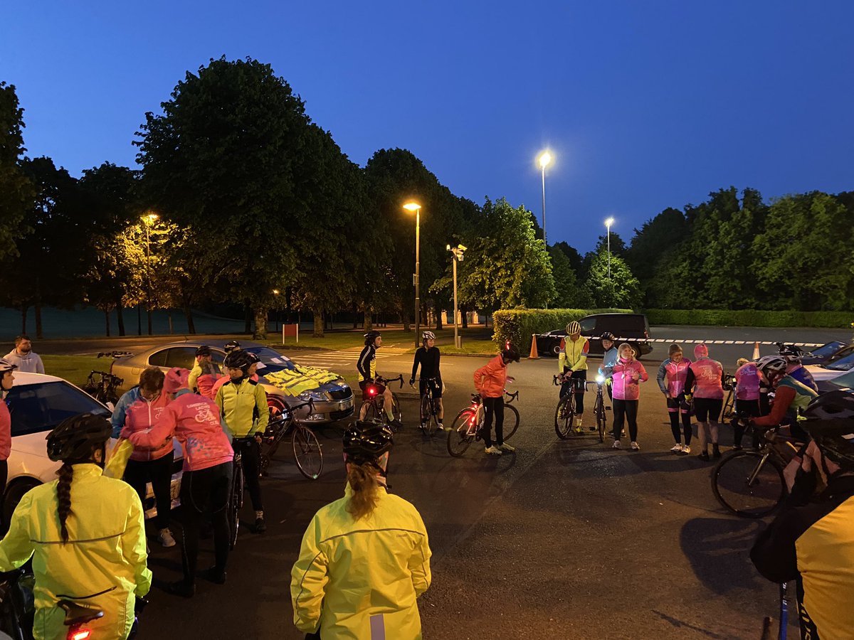 Limericksports's tweet image. Excellent start with a 5am Dawn 40k cycle lead by Limerick Ladies Cycling club. Over 45 participants of all abilities set the alarms early 👌✅ #bikeweek2022 #getintogear #activelimerick