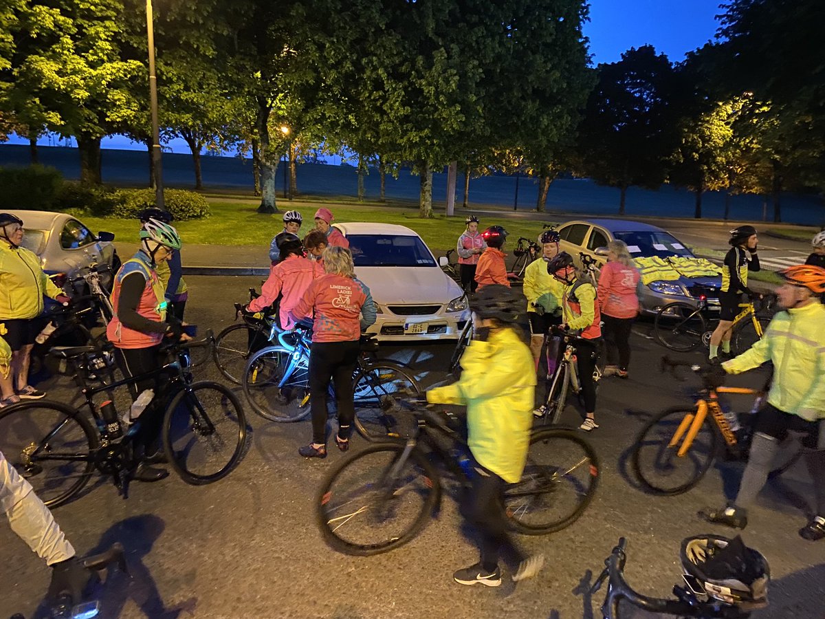 Limericksports's tweet image. Excellent start with a 5am Dawn 40k cycle lead by Limerick Ladies Cycling club. Over 45 participants of all abilities set the alarms early 👌✅ #bikeweek2022 #getintogear #activelimerick