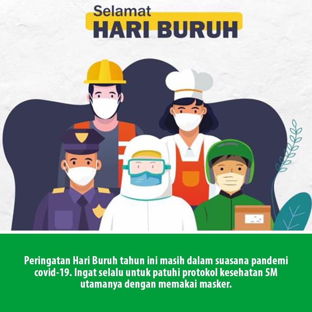 MargasariP's tweet photo. Jaga Diri dengan Tetap Prokes

Peringatan Hari Buruh tahun ini masih dalam suasana pandemi covid-19, tetap utamakan prokes saat melakukan aktifitas.

#SampaikanDenganTertib
Unras Tetap Prokes https://t.co/PSI3uACOz7