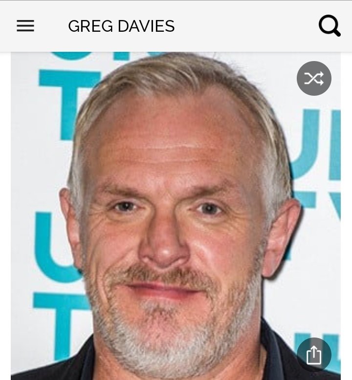 Happy birthday to this great comedian.  Happy birthday to Greg Davies 