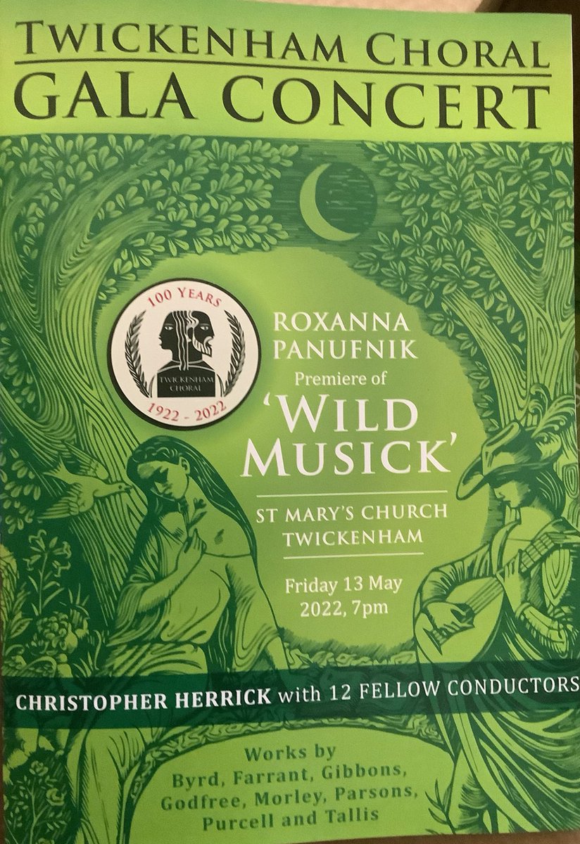 We thoroughly enjoyed the concert @StMarysTwick by <a href="/twickchoral/">Twickenham Choral</a> for their Centenary gala recital. Numerous composers &amp; conductors made for a splendid event that was very well attended, I look forward to more events &amp; here’s to another 100!! 👏👏 Thanks