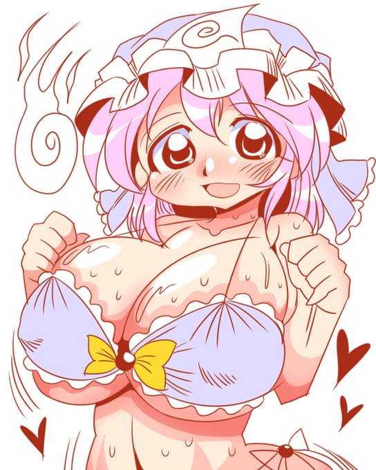 ツイッターの練習絵 #東方 #東方Project #おっぱい #西行寺幽々子 #永江衣玖 https://t.co/uAL7iNvkxE 