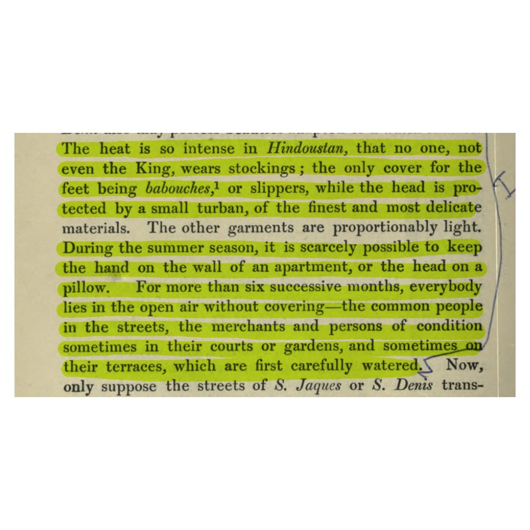Jayvtweets's tweet photo. If you, as a native, are thinking of how terrible the heat is this summer. Just spare a thought for those firangis who visited India during summers. Below are some excerpts where the 17th Century French traveller Tavernier describes the infamous heat of India. https://t.co/UXd21YbUMY