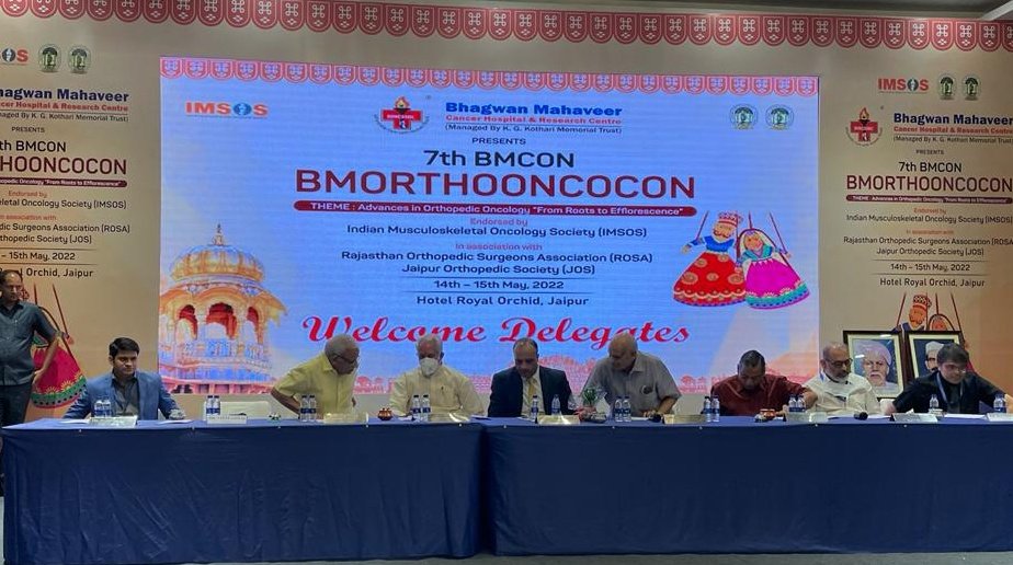 भगवान महावीर कैंसर हॉस्पिटल एंड रिसर्च सेंटर द्वारा आयोजित 7वीं BMCON में बतौर मुख्य अतिथि शिरकत की।

#Rajasthan #Jaipur