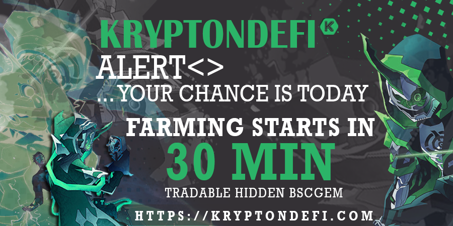 KryptonDefi's tweet photo. ALERT<>
#BSCGem Look Inside ;)
FARMING STARTS TODAY IN 30 MINUTES

Keep it Simple with https://t.co/4hwnBfamUw

#hiddengem:
https://t.co/mNopcbICzi

#Defi #BSC #yieldFarming #BinanceSmartChain #tokens #tokenlaunch #BTC #ETH #stablecoins #BNBChain #BNB #pancakeswap https://t.co/3MCOTBOSj0