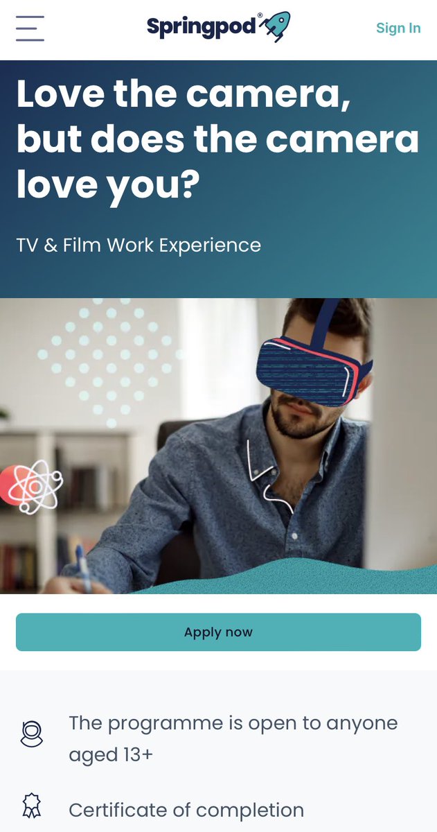 media_ccs's tweet photo. Virtual work experience opportunity here for #FilmStudies &amp; #MediaStudies students &amp; those considering a career in Television &amp; Film 📺 @springpod #WorkExperience

https://t.co/1K5QE51Zhl https://t.co/tsebY1OAY3