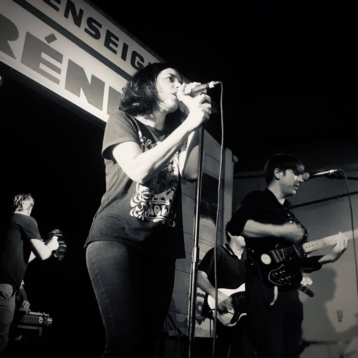 weareHellolisa's tweet photo. Our first gig last night under our new band JEUNE SENIOR WEEKEND, at the « Indie Poppers Night » here in Perpignan, Hacienda style. That was great! https://t.co/OUyQh0mL2b