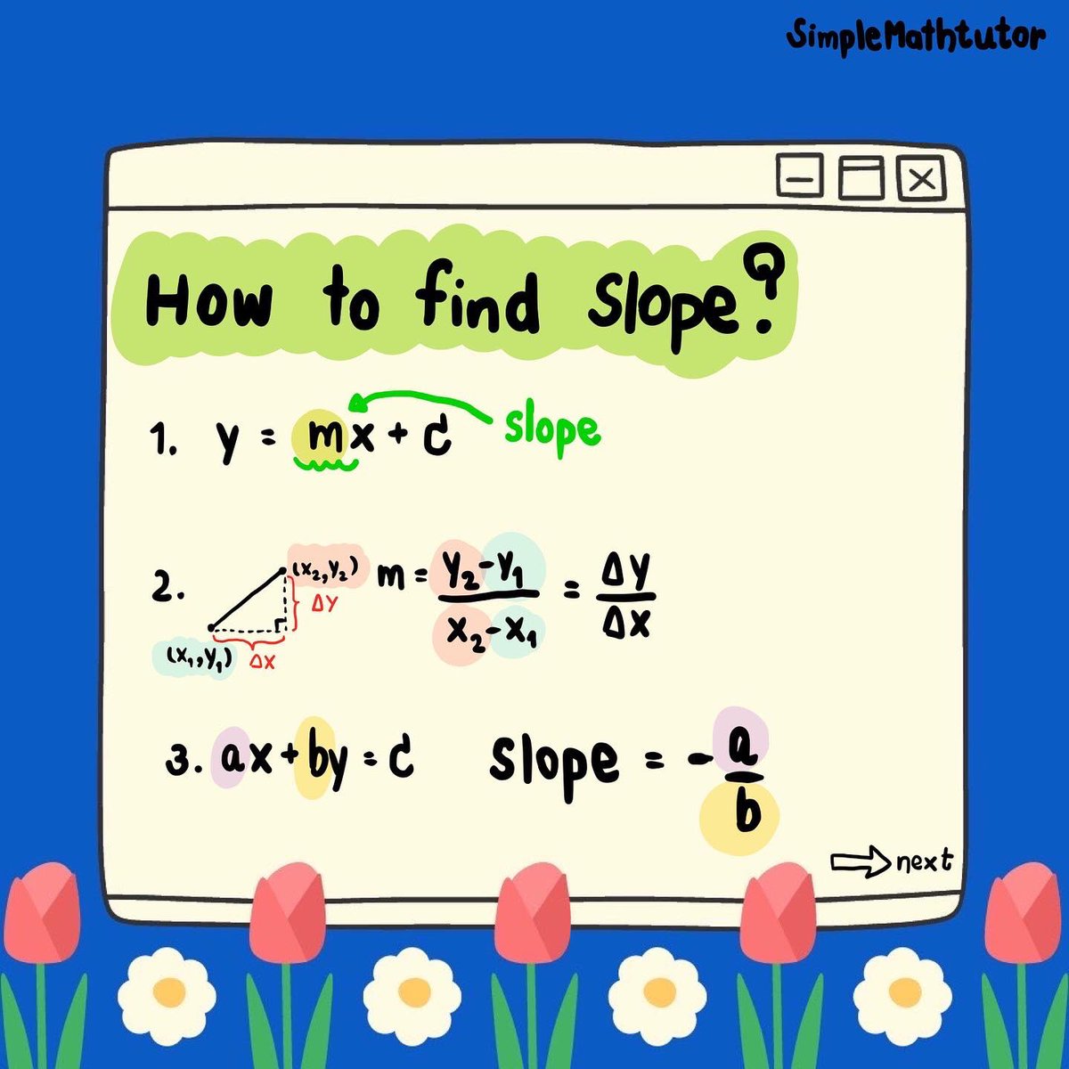 SimpleMathtutor's tweet photo. มารู้จัก linear equations กันเถอะ #satmath #TRICKSTER #สอบsat #satmathtutor https://t.co/gyKkd82reU